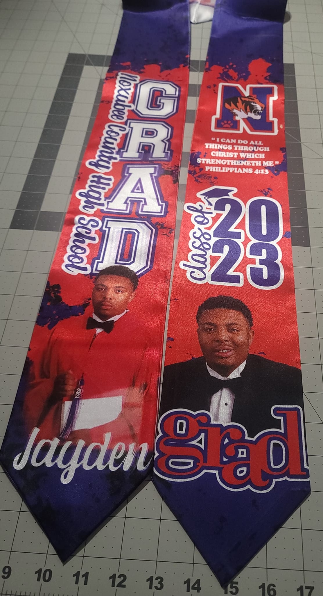 Sublimation Graduation Stole