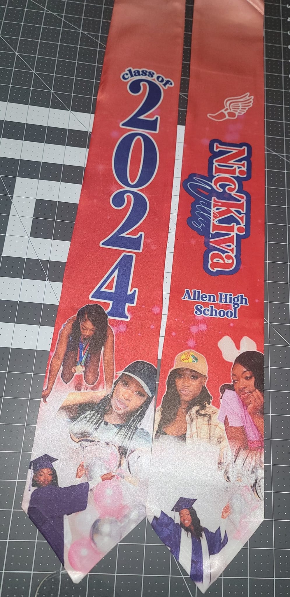 Sublimation Graduation Stole