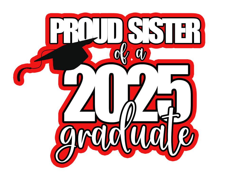 Proud Family Class of 2025 Sublimation Graduation Shirt